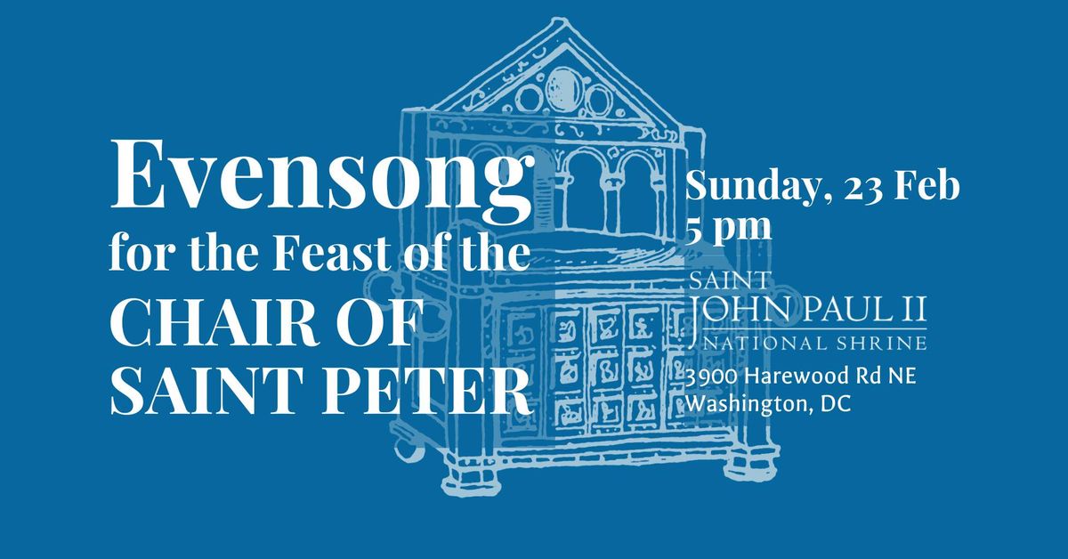 Evensong for the Chair of Saint Peter