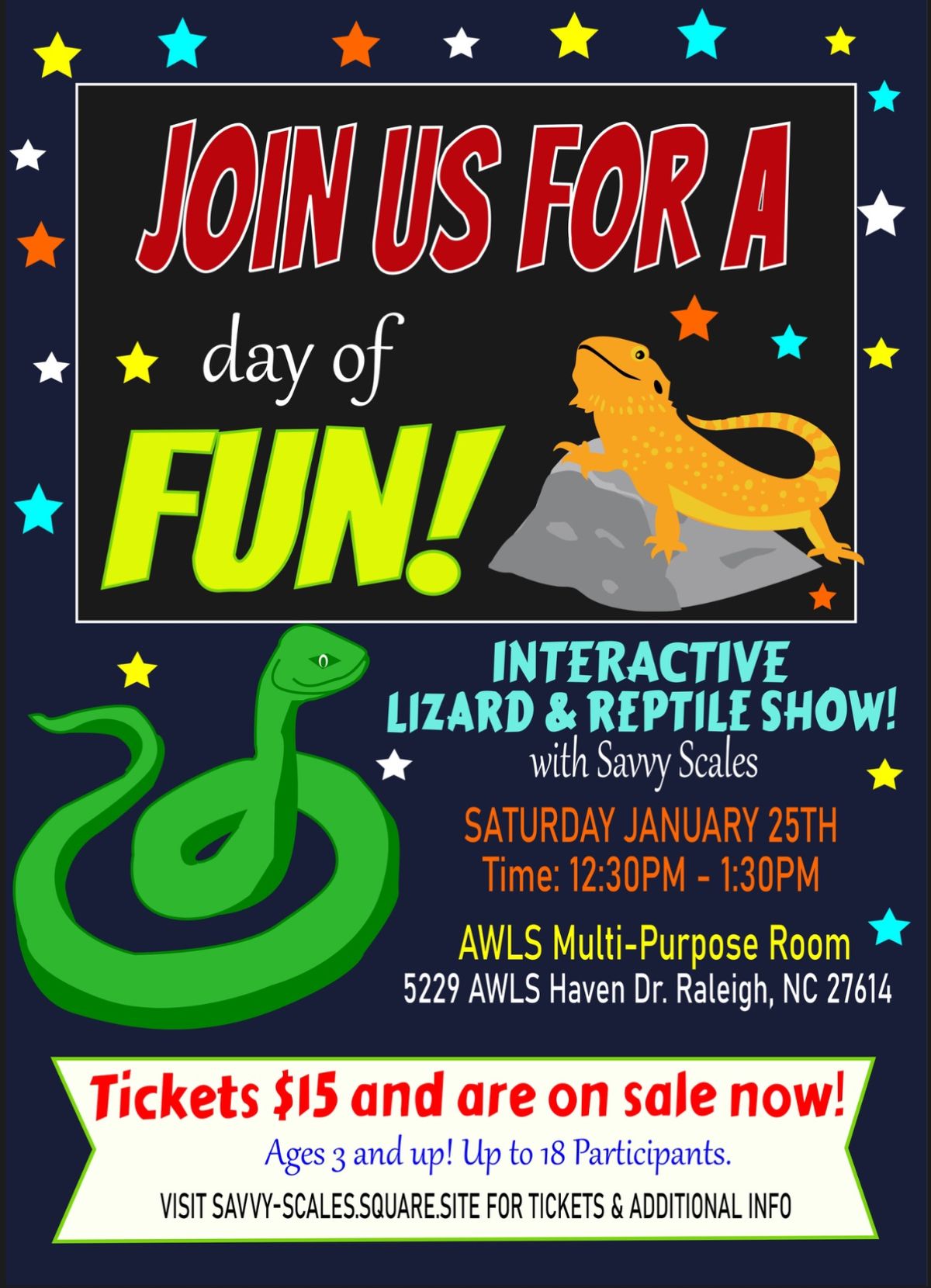 Interactive Reptile Education Event