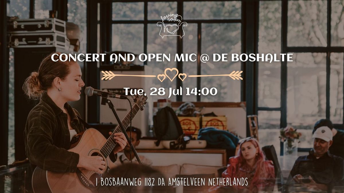 Concert and Open Mic at De Boshalte