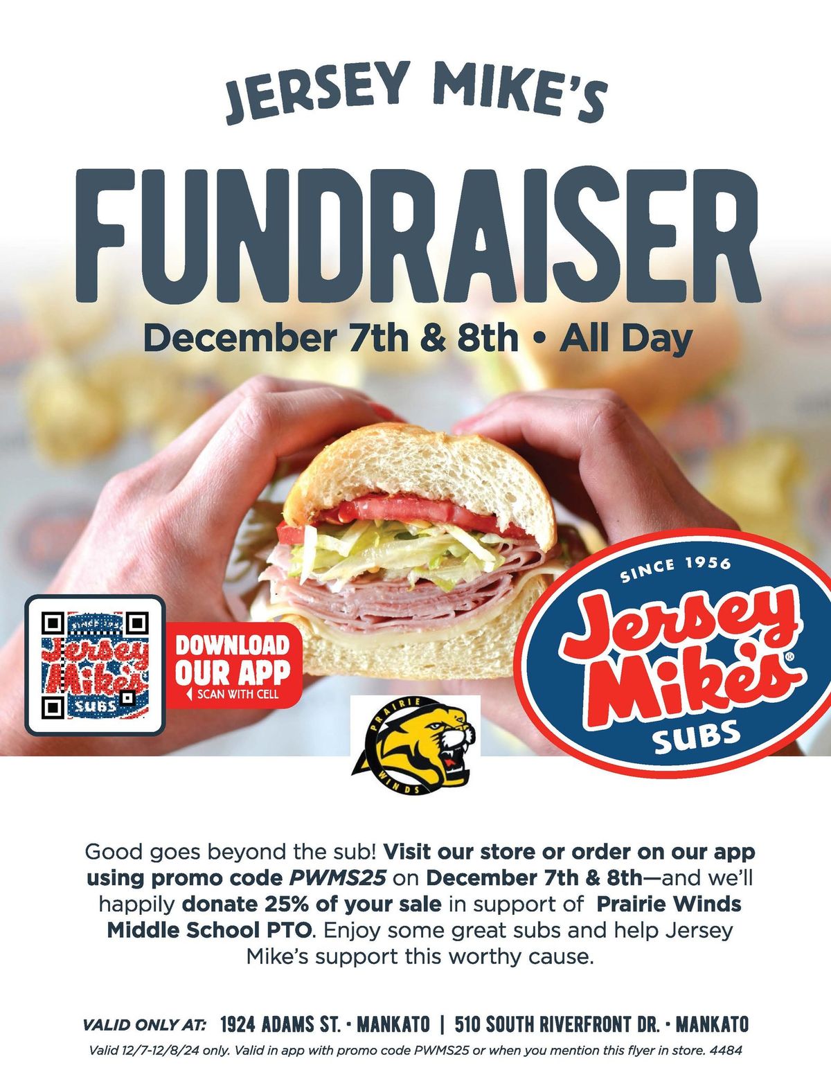 Jersey Mike's Fundraiser