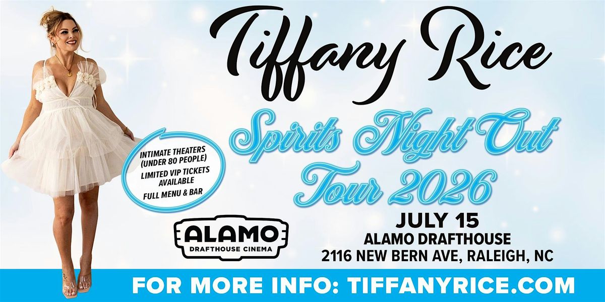 Tiffany Rice Presents Spirits Night Out Tour