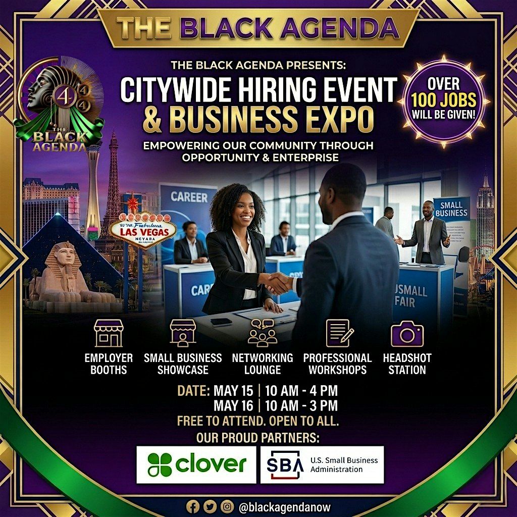 2-Day Job Fair (Free Haircuts & Suits)