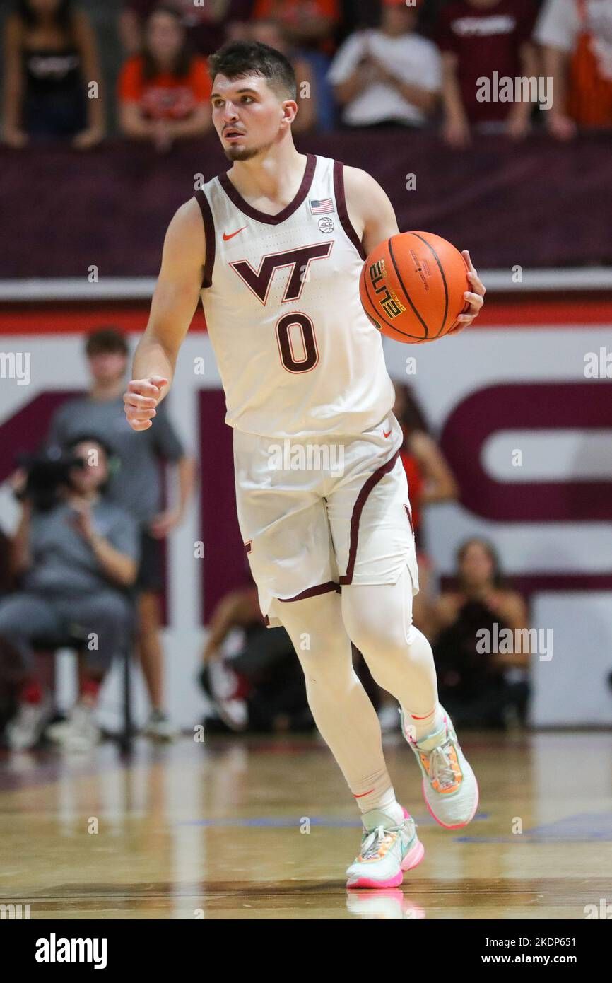 Delaware State Hornets at Virginia Tech Hokies Mens Basketball