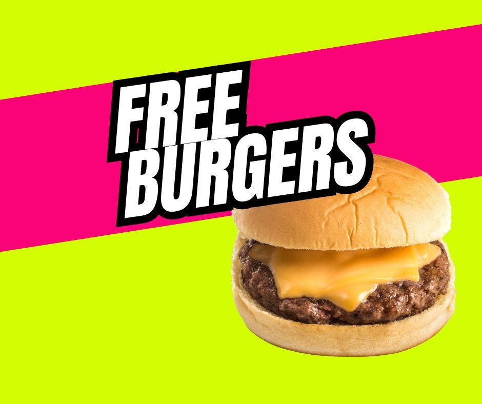 100 Free Burgers Event!