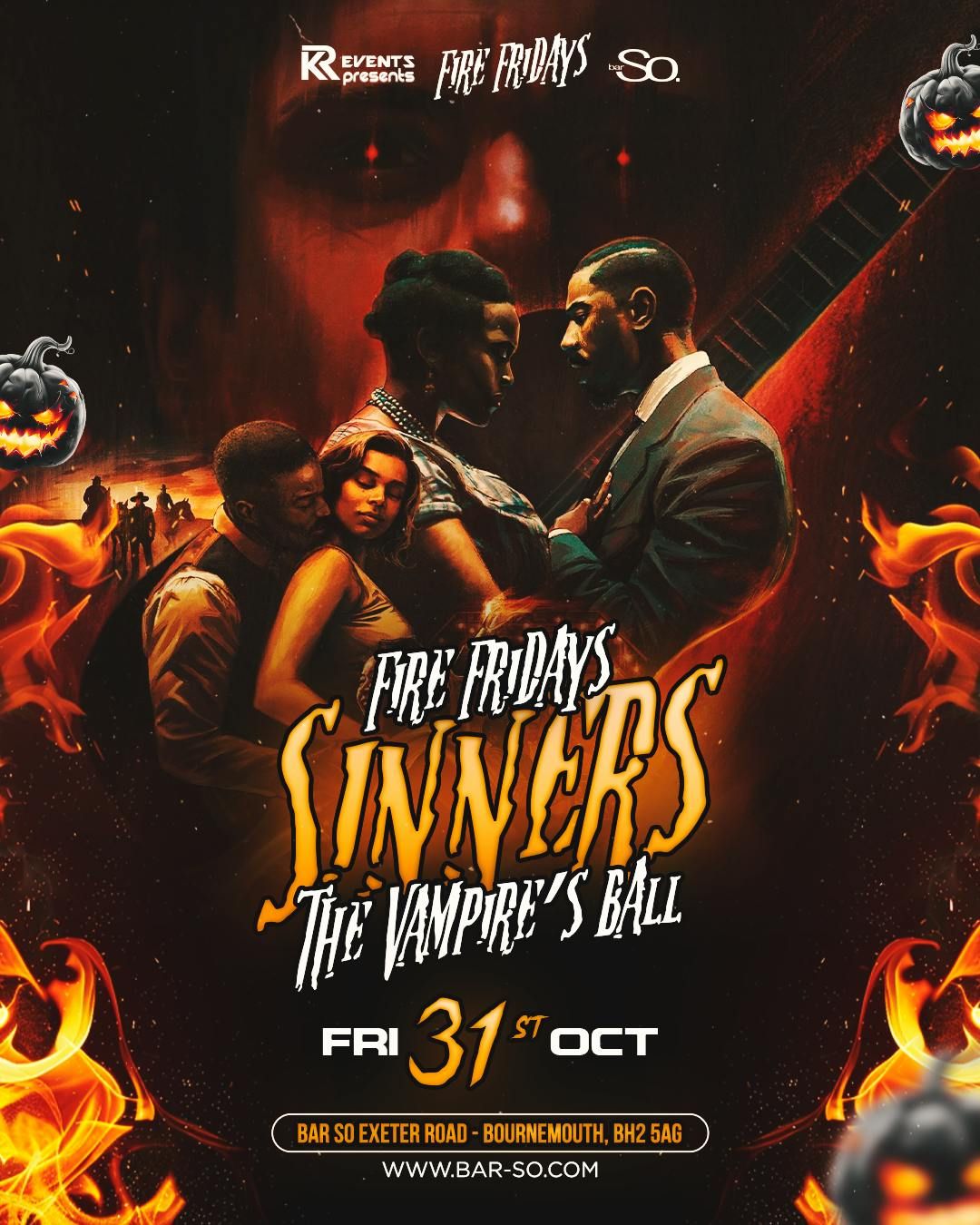 Sinners Halloween Night Friday 31st October @ Bar so \ud83d\udc80\ud83c\udf83\ud83d\ude08