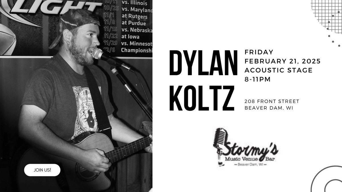 Dylan Koltz on Stormy's Acoustic Stage!