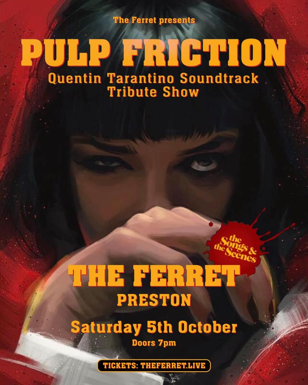 PULP FRICTION (Quentin Tarantino Soundtrack Tribute Show) | The Ferret, Preston - 5.10.24