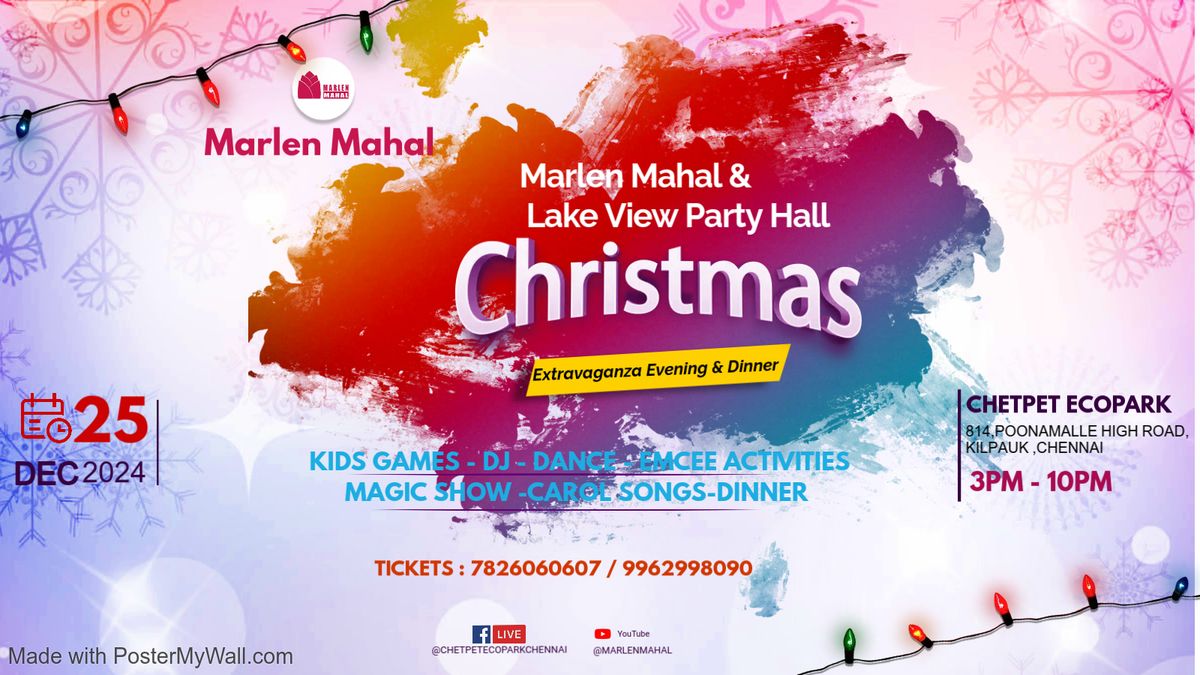 Chennai Family Christmas Extravaganza and Gala Dinner at Chetpet Eco Park