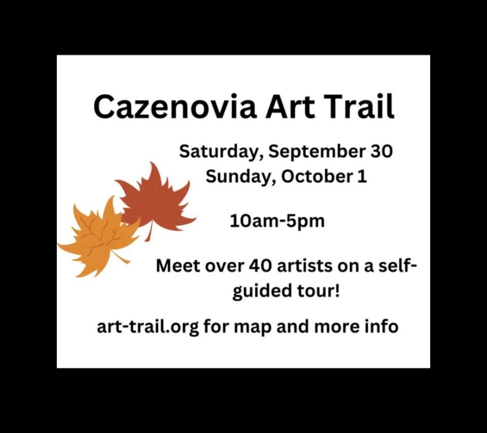 Cazenovia Art Trail -- a self-guided tour of Cazenovia artists' studios!