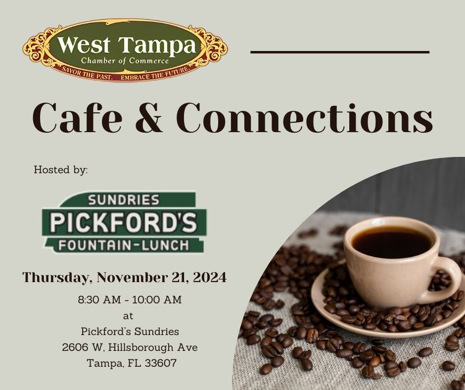 NOVEMBER 2024 - CAFE & CONNECTIONS HOSTED BY PICKFORD'S SUNDRIES