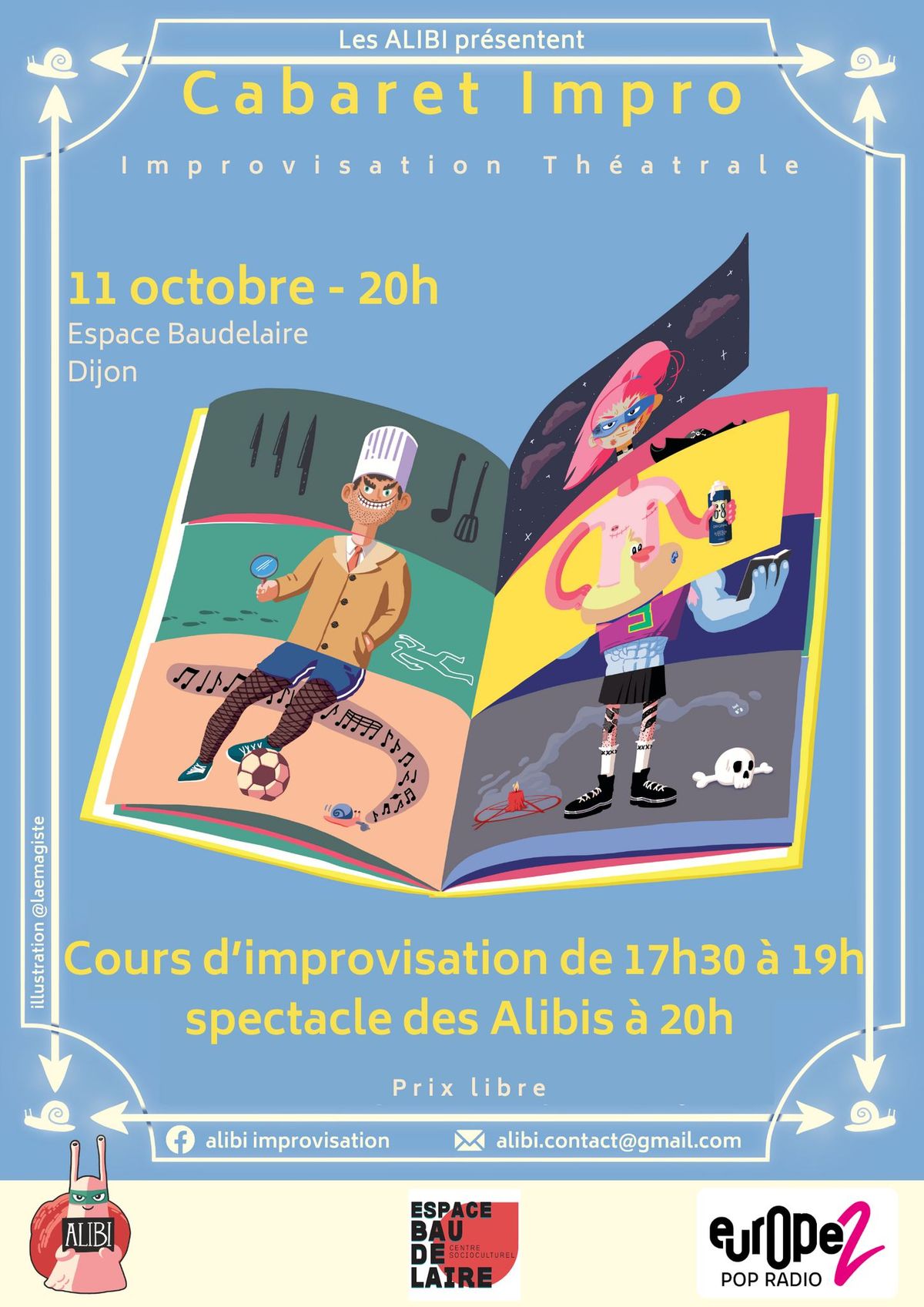 Spectacle d'Improvisation : "Cabaret d'impro"