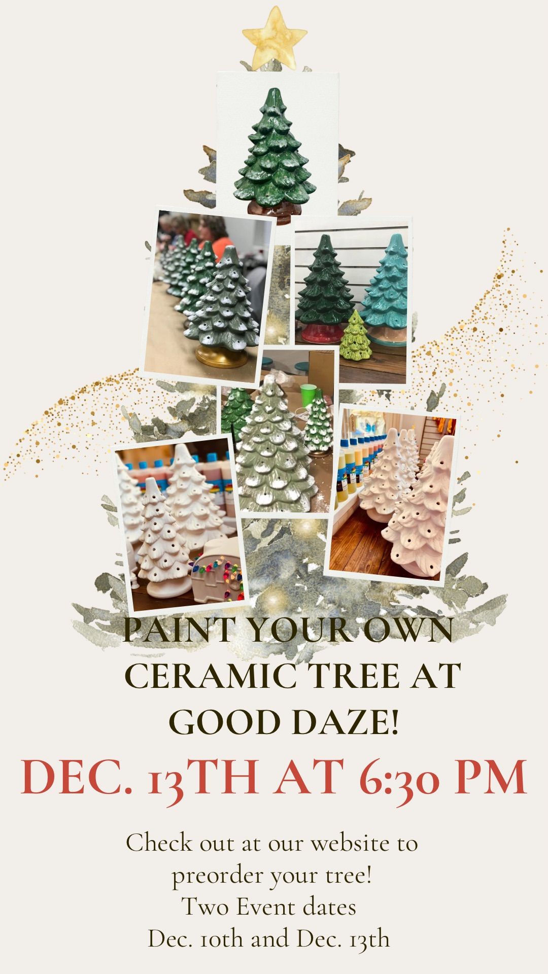 Ceramic Tree Workshop at Good Daze! 