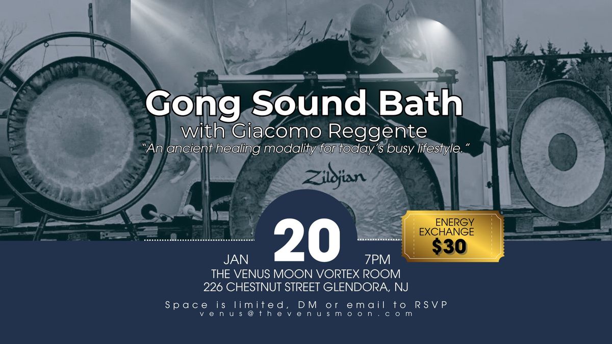 Gong Sound Bath with Giacomo Reggente