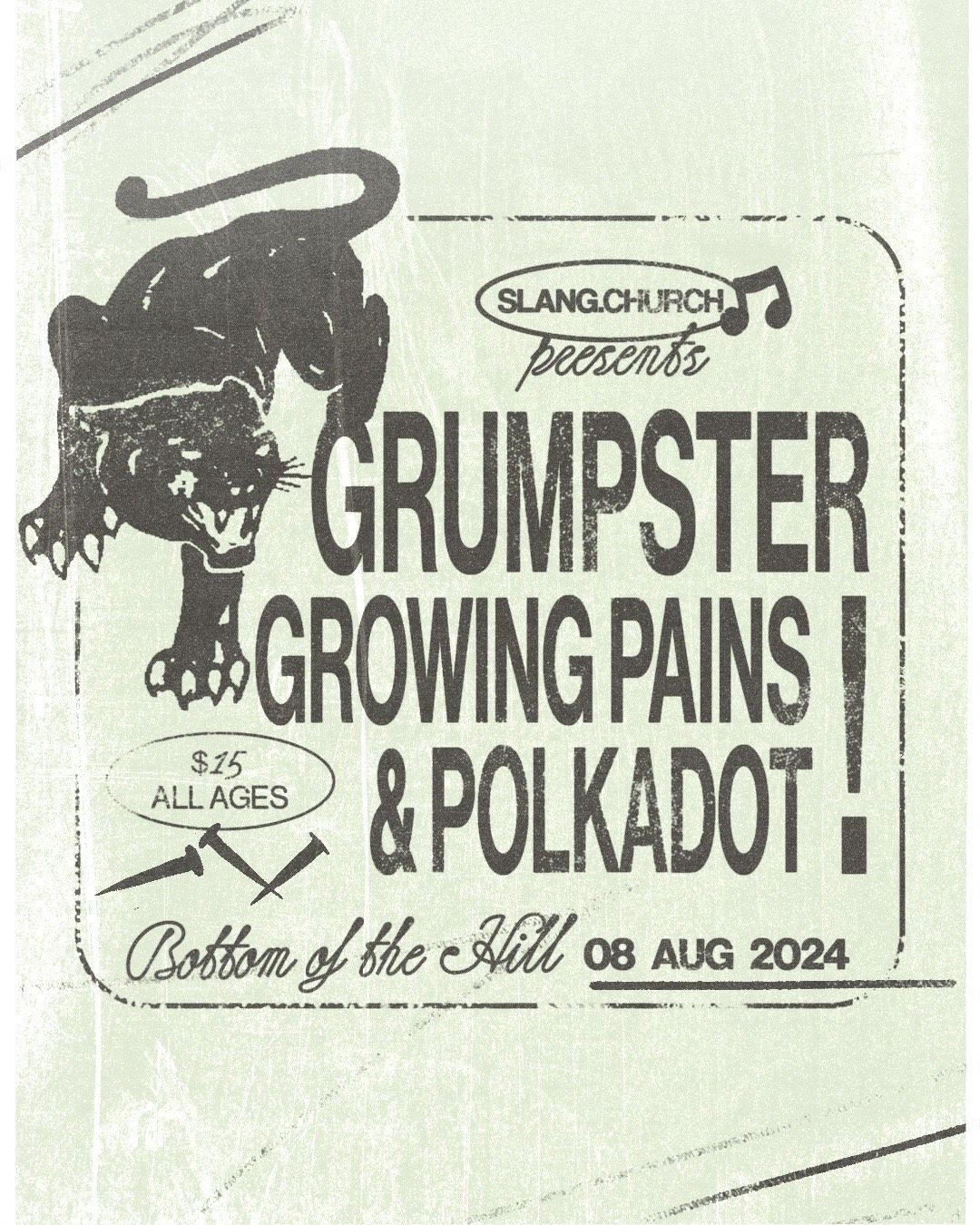 Grumpster ~ Growing Pains ~ Polkadot