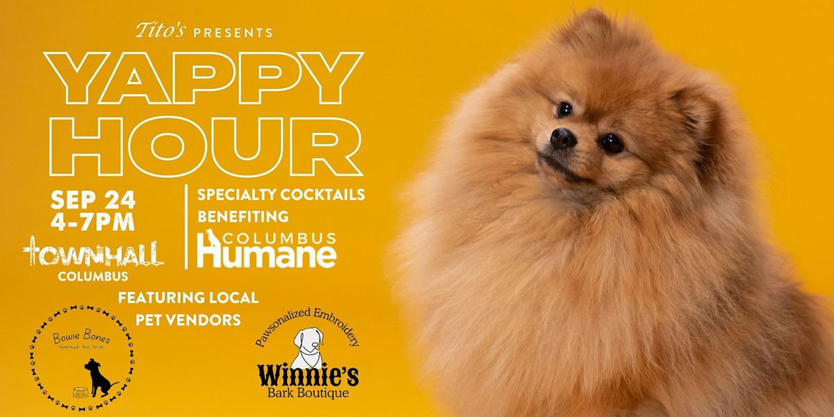 Yappy Hour Presented By TownHall Short North x Titos Handmade Vodka