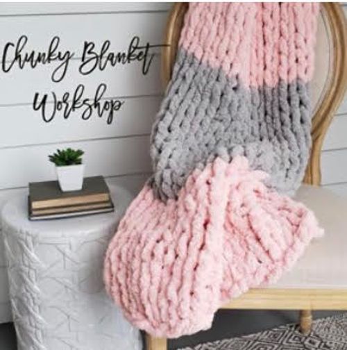 Chunky Blanket Workshop  - Paint And Sip!