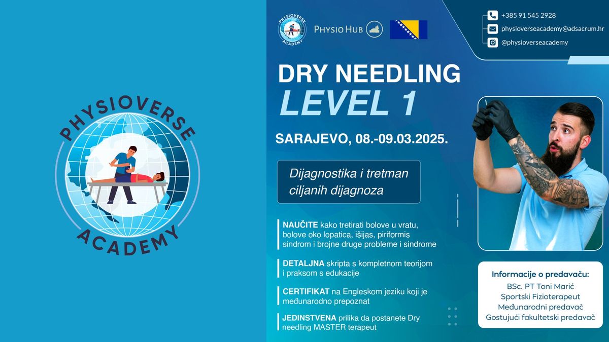 Dry needling Level 1 (Sarajevo \ud83c\udde7\ud83c\udde6)