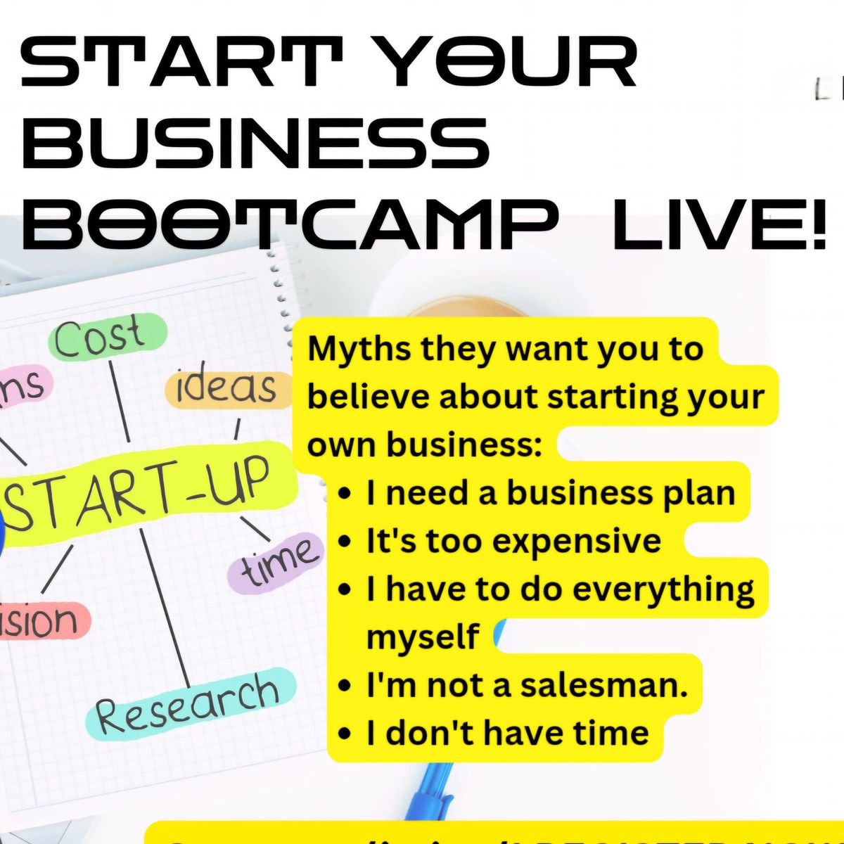 START YOUR BUSINESS BOOTCAMP