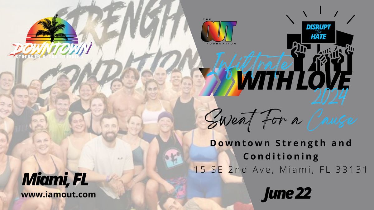 Downtown Strength and Conditioning Pride Fundraiser for The OUT Foundation