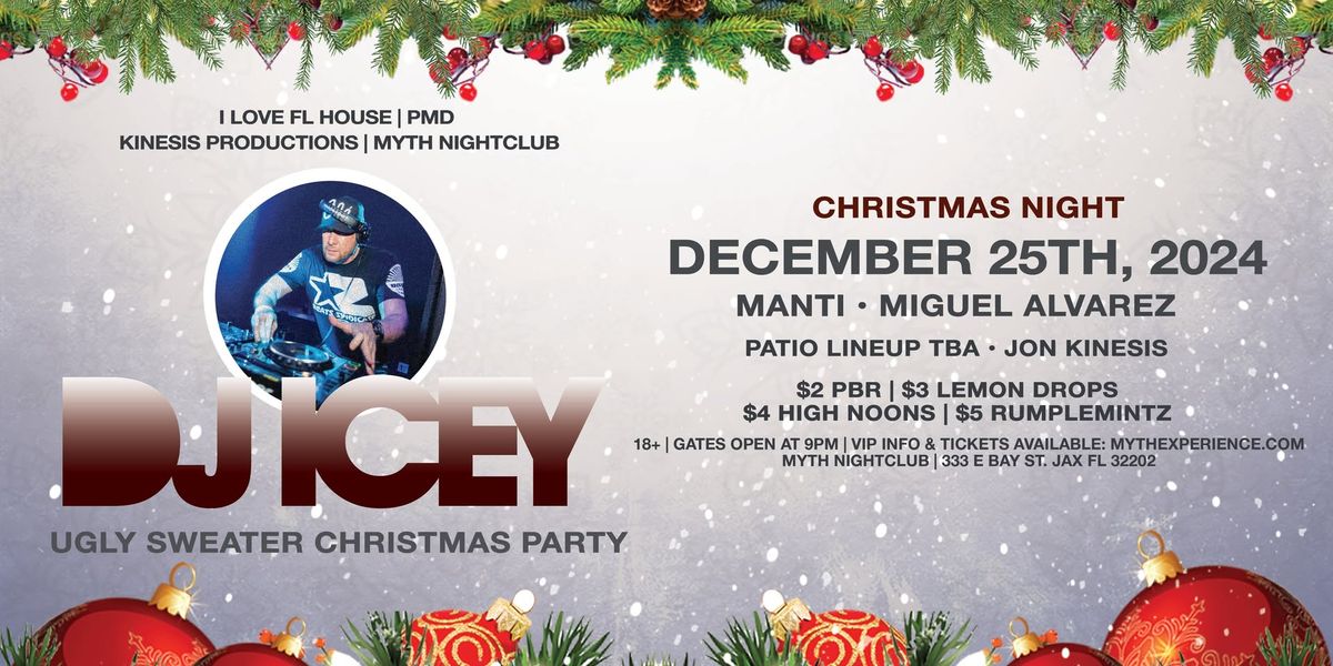 DJ ICEY Ugly Sweater Christmas Party | Wednesday, 12.25.24