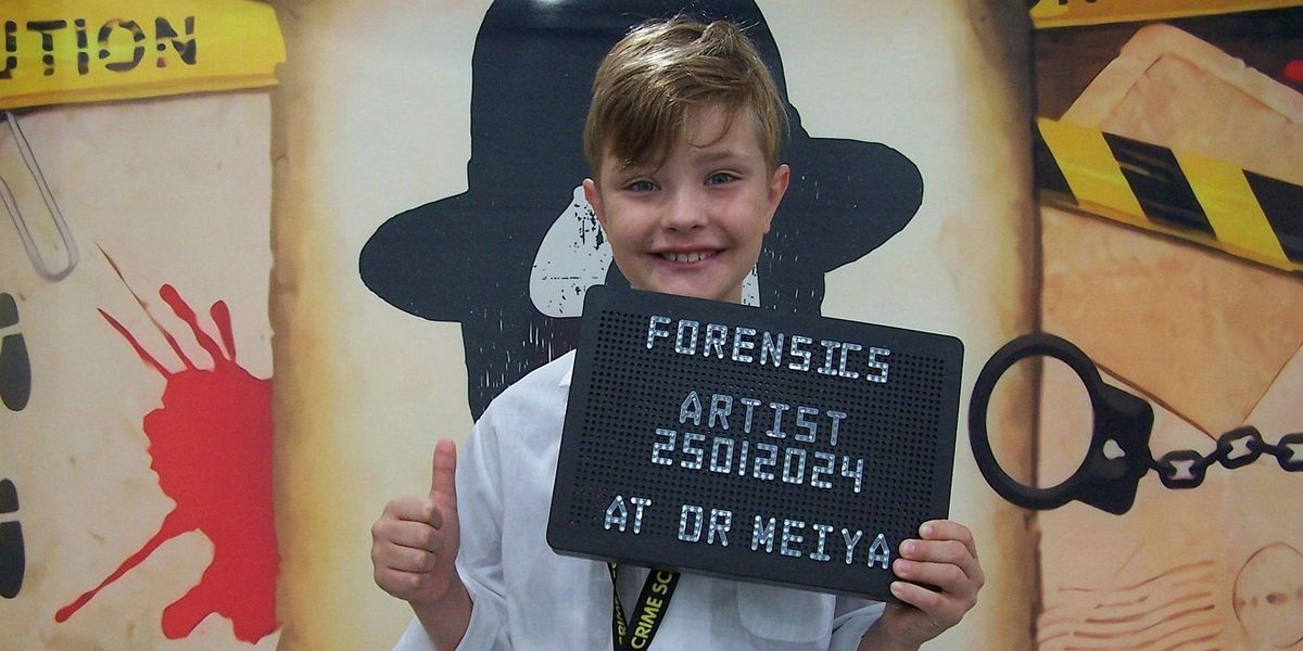July School Holiday Science Workshops with Dr Meiya: Forensic Artist