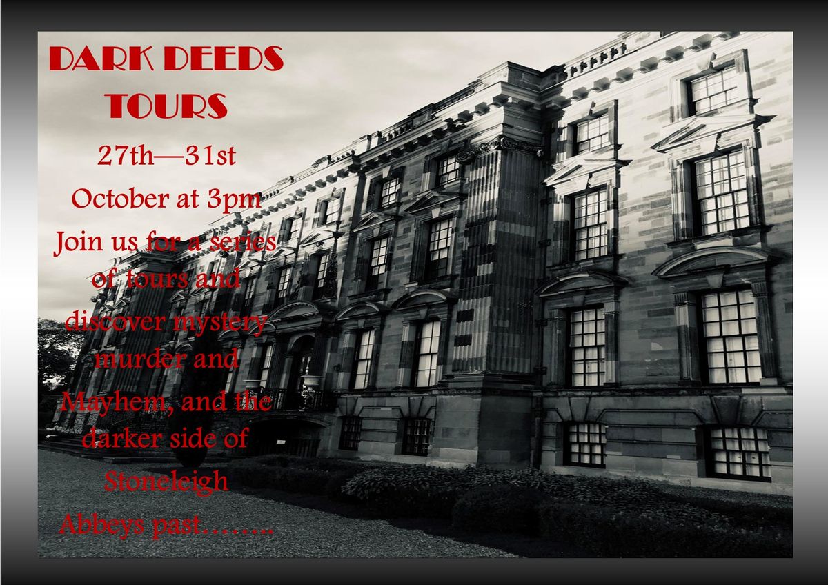 Dark Deeds Tours daily at 3pm