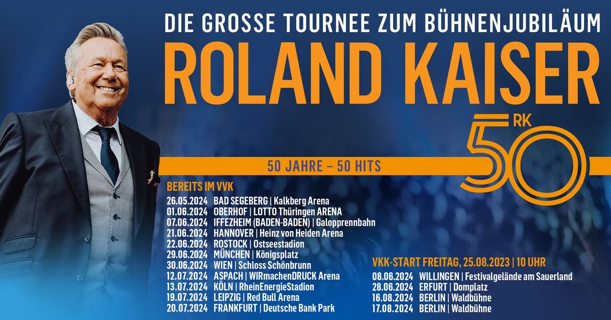 Roland Kaiser - 50 Jahre - 50 Hits | K\u00f6ln