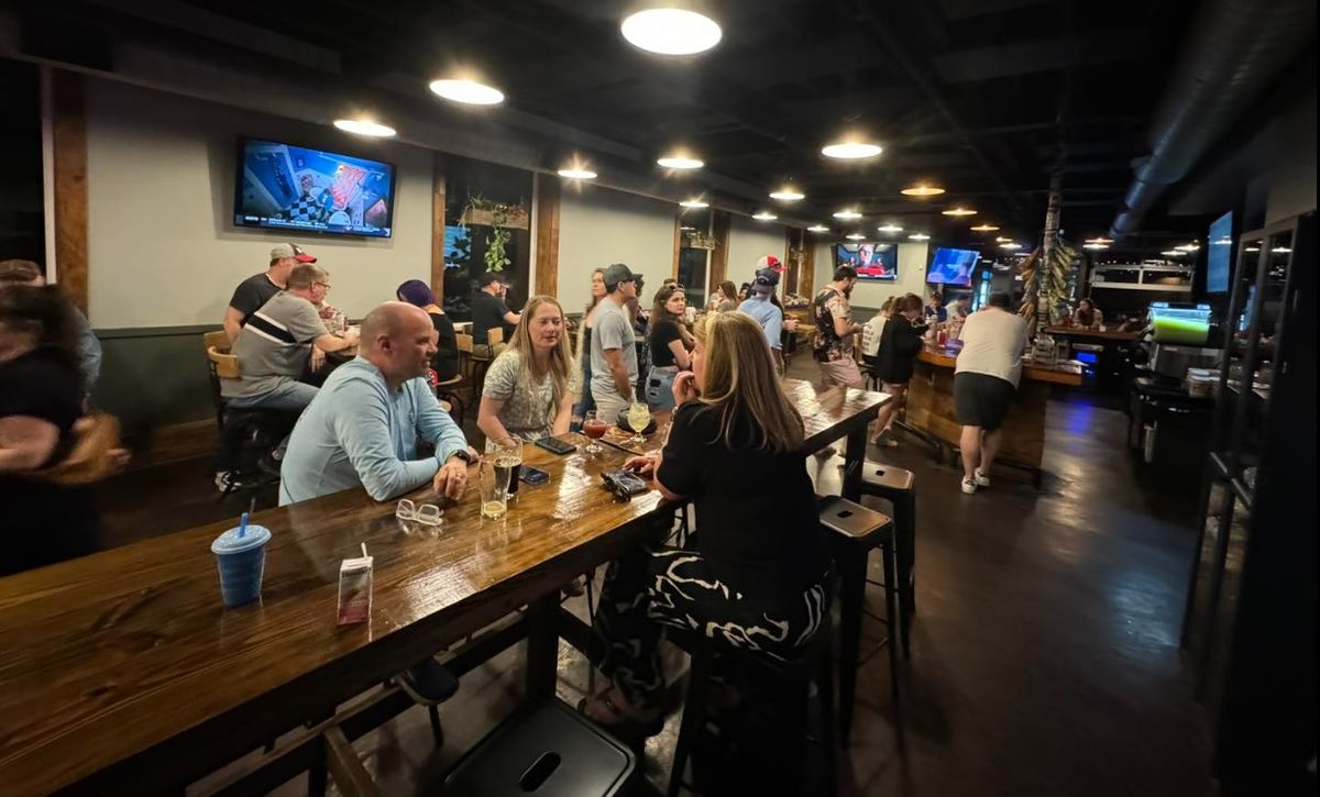 It's Music Bingo Night at Little Brother Brewing (in Kernersville, NC)!