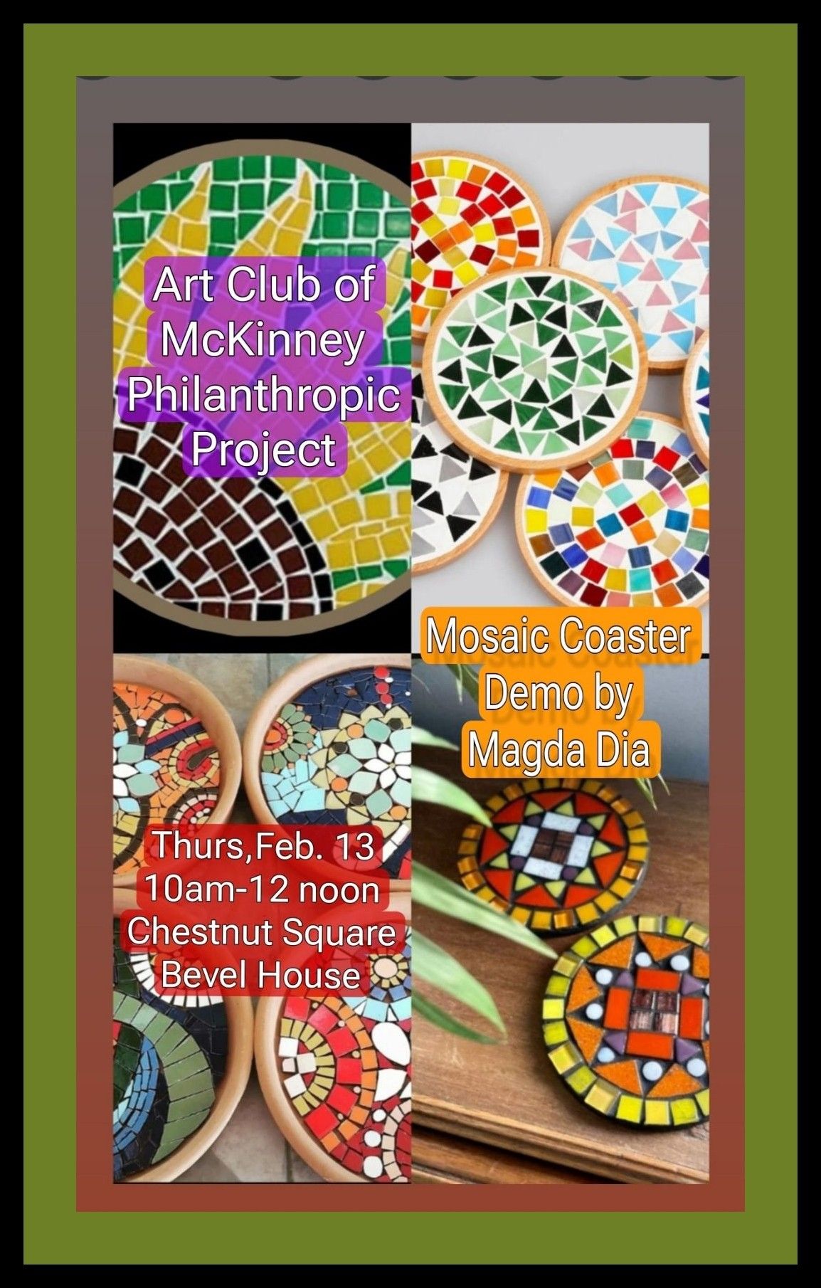 February Annual Philanthropic Event - Art Club of McKinney, Texas