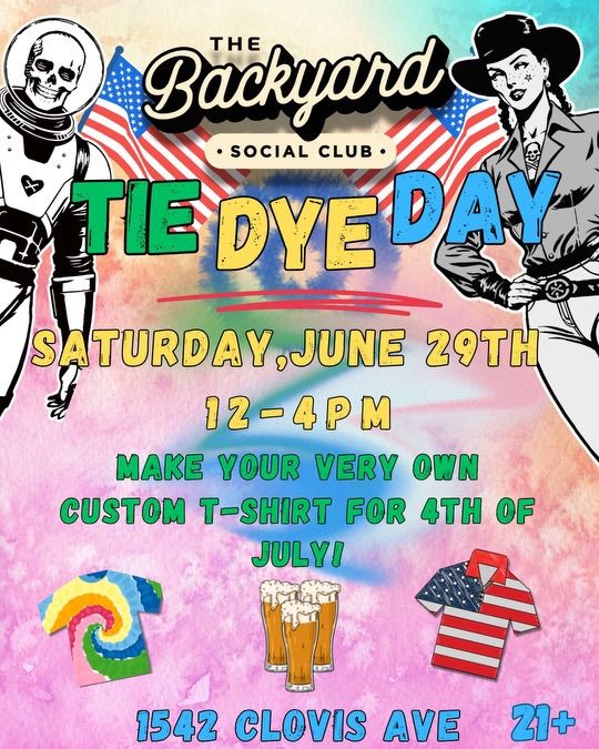 4th of July Tie Dye event