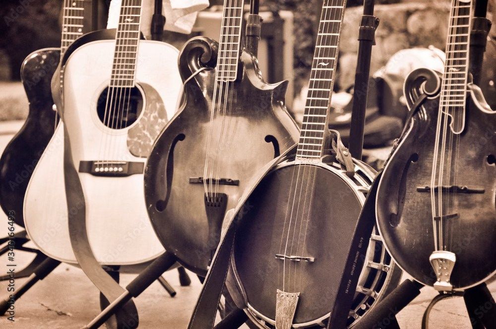 Bluegrass Session in an Irish Pub