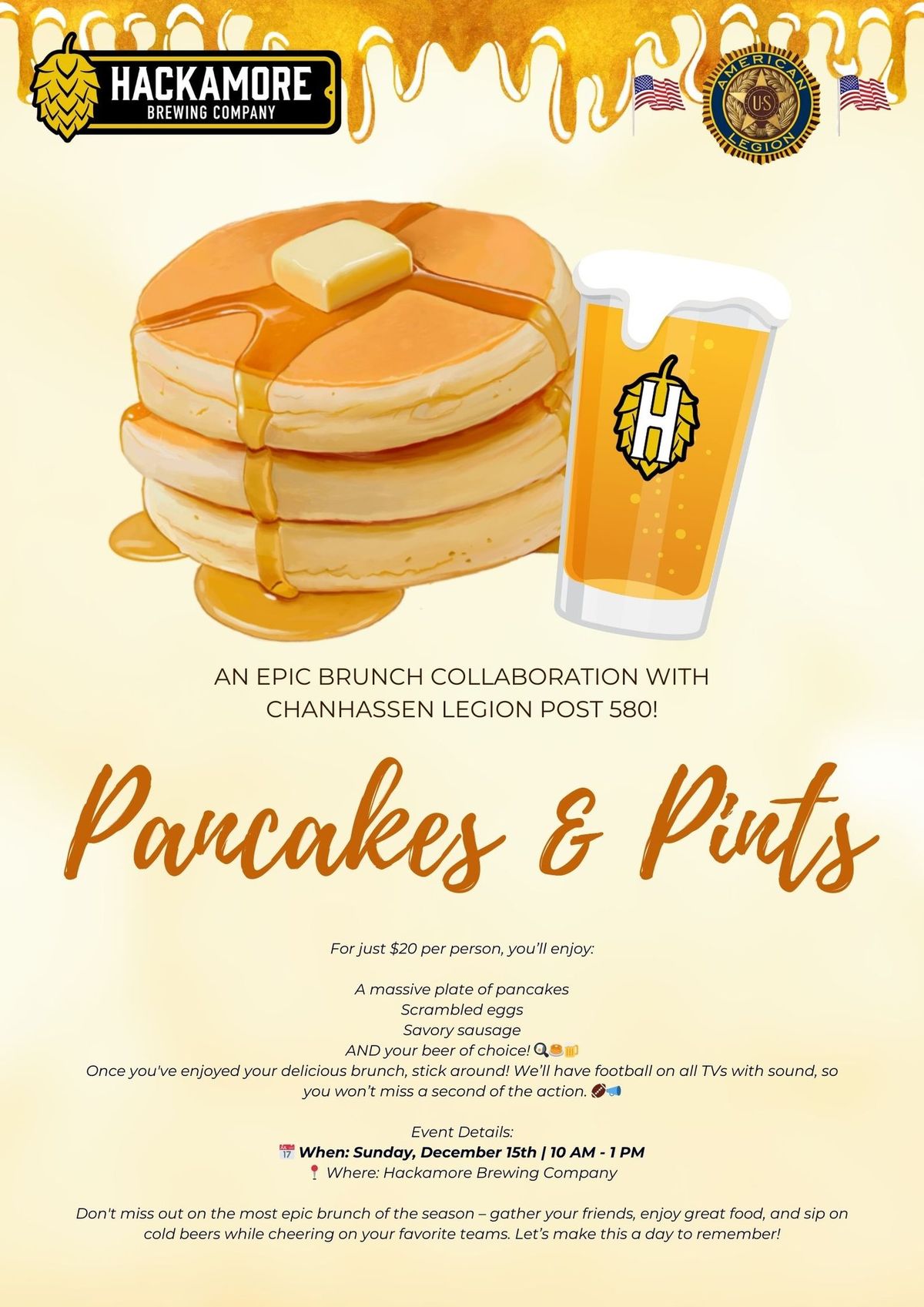 Pancakes and Pints at Hackamore Brewing