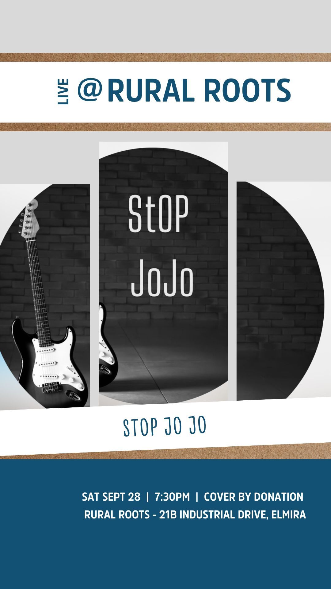 LIVE @ RURAL ROOTS: STOP JOJO