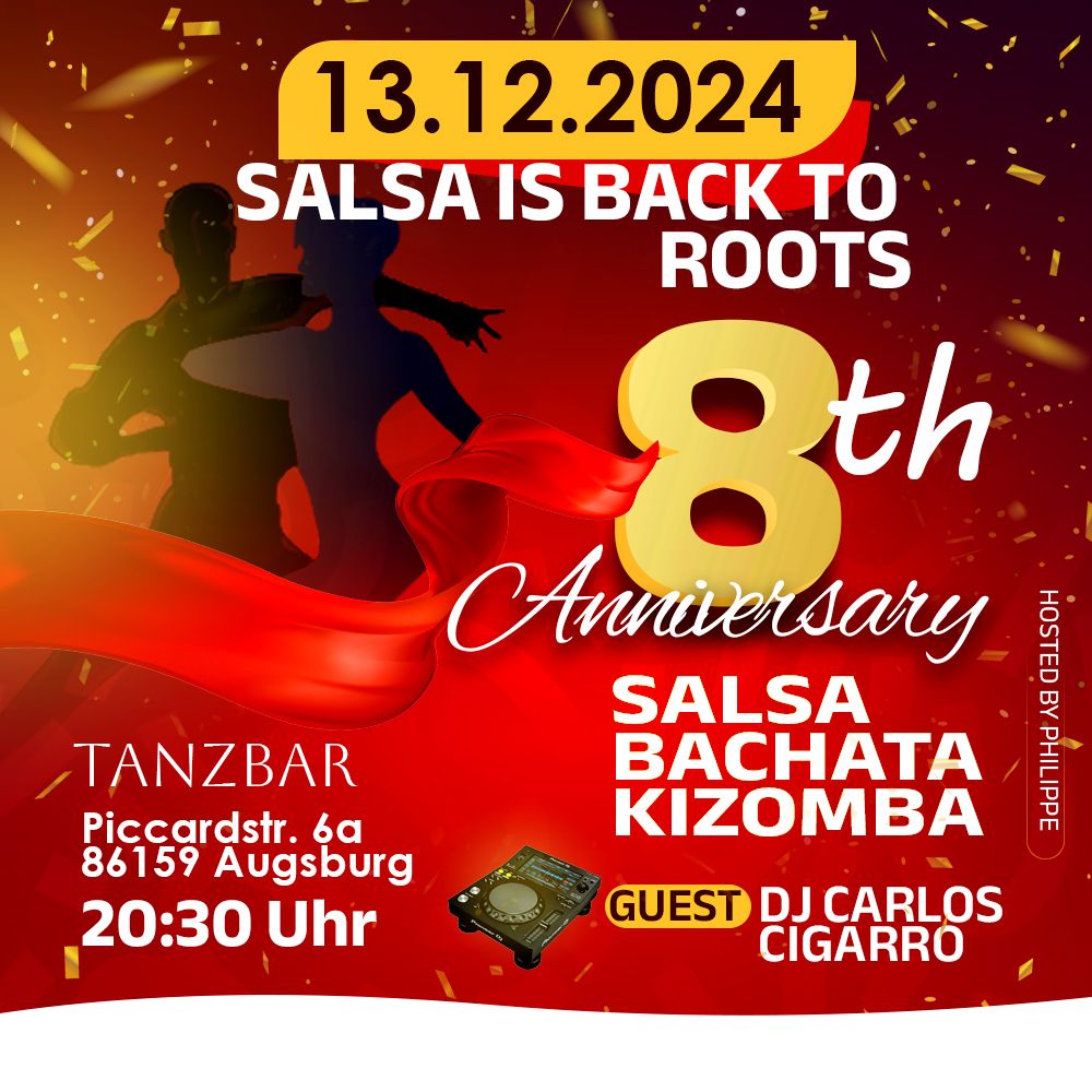 8th ANNIVERSARY SALSA IS BACK TO ROOTS