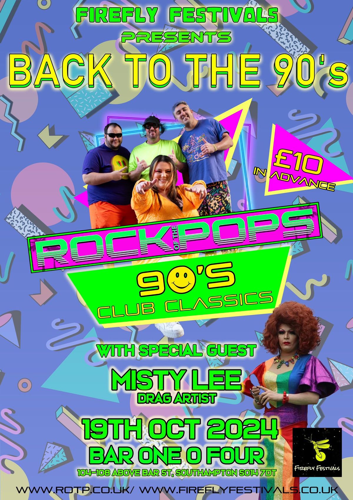 90's party night with Rock of the Pops!