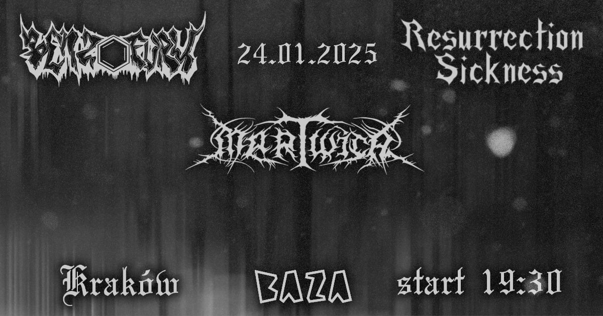 Benzofury | Martwica | Resurrection Sickness | Klub Baza | Krak\u00f3w