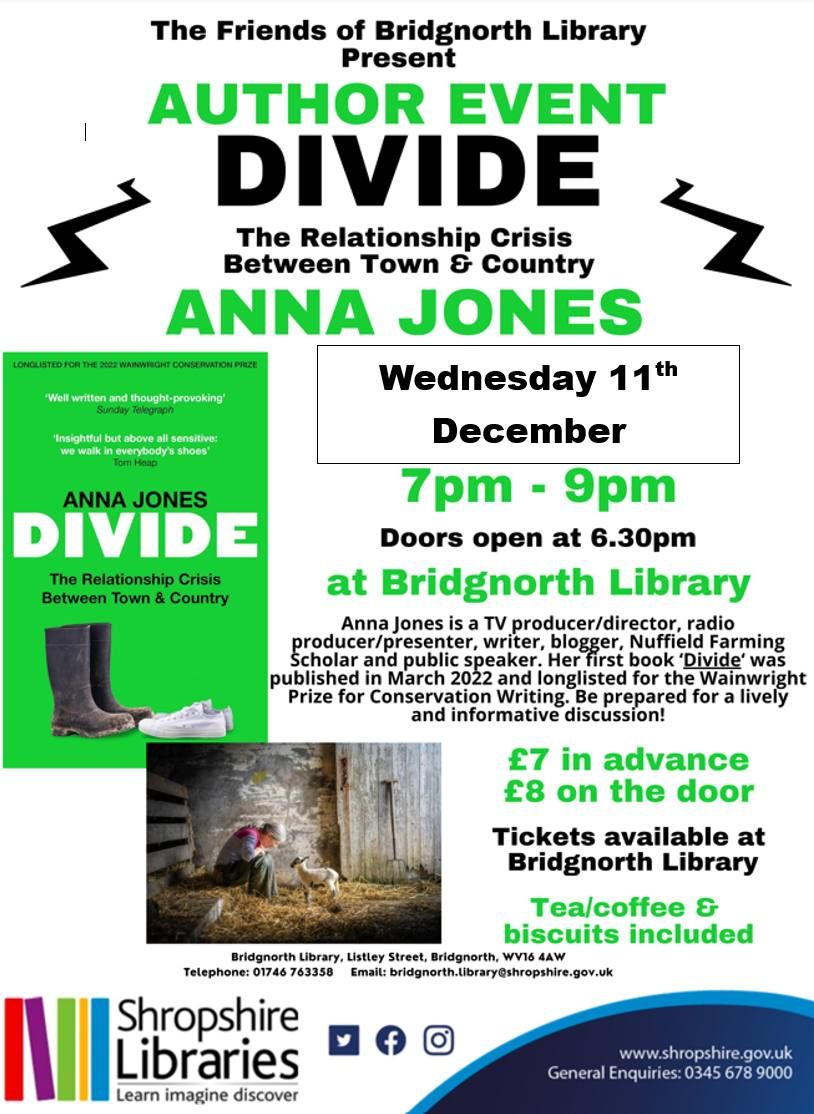 Divide - Anna Jones - Author Event