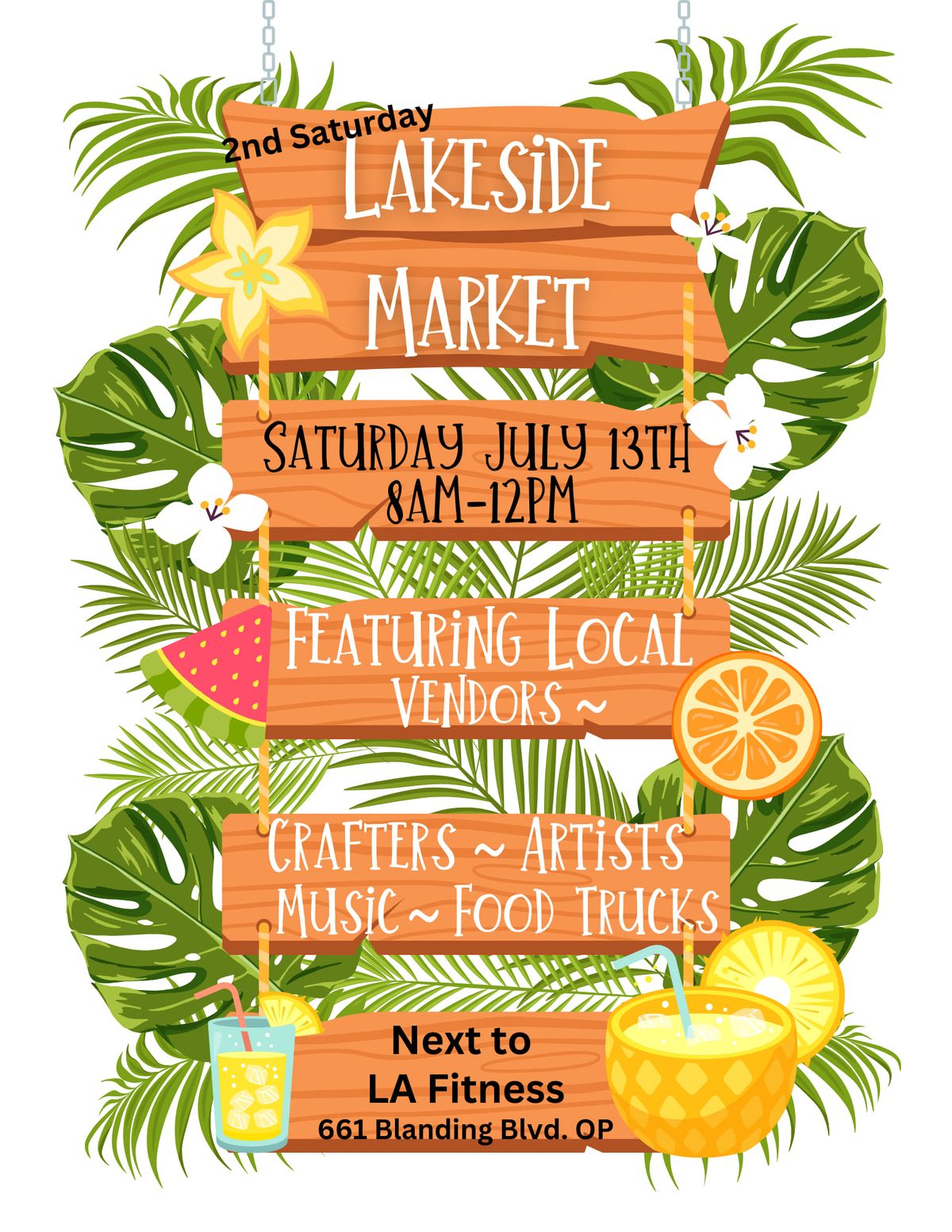 2nd Saturday Lakeside Market