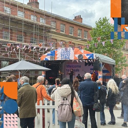 The Welcome to Leeds stage: curated by Not a thing