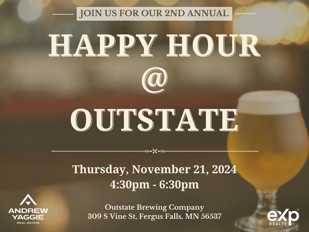 Appreciation Happy Hour @ Outstate Brewing