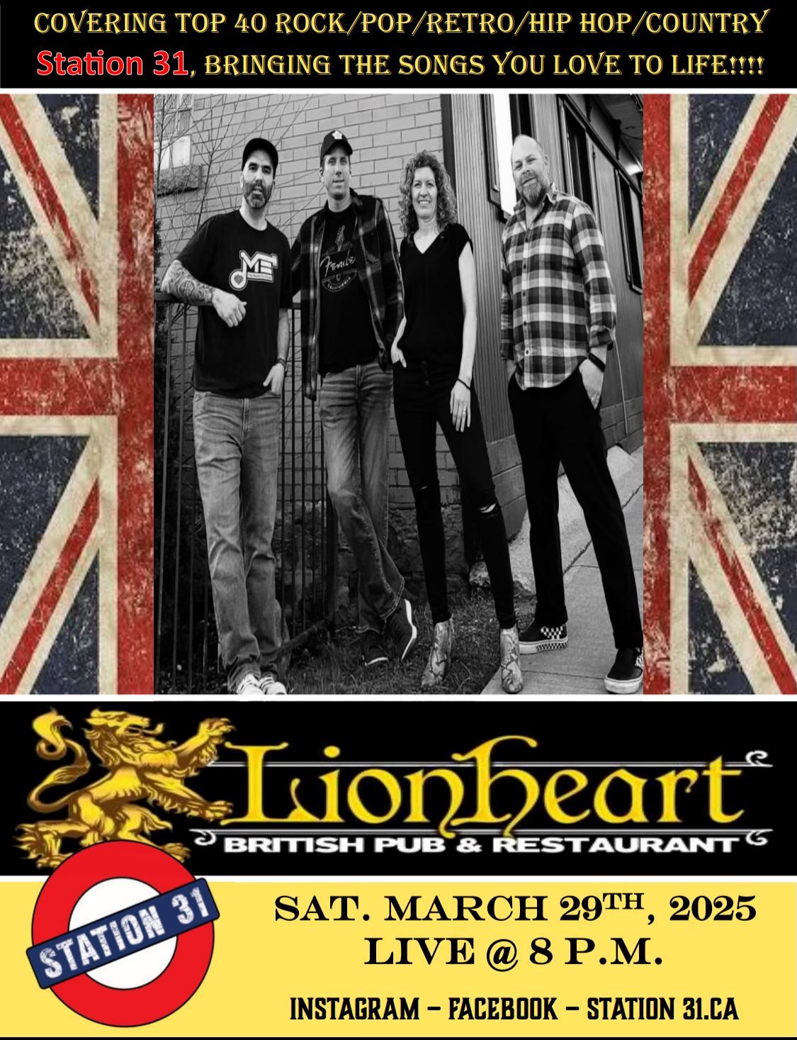 Live at Lionheart British Pub