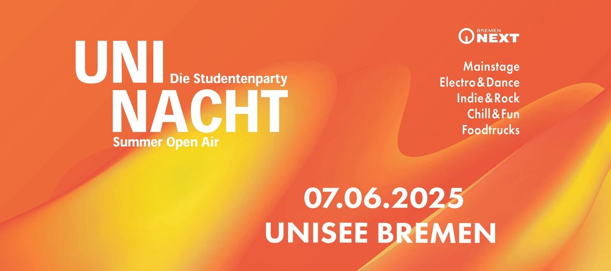 UNI NACHT Summer Open Air - 7.6.2025 Unisee Bremen