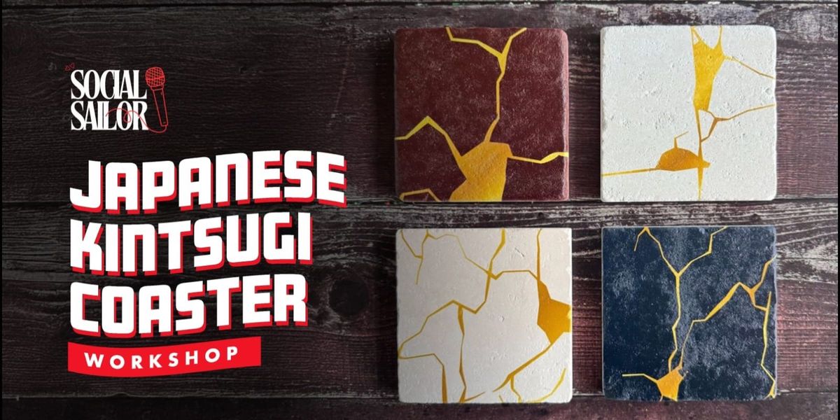 Japanese Kintsugi Coaster - Delhi