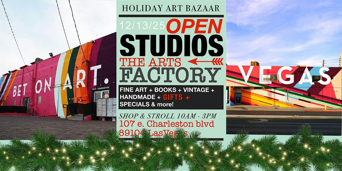 Holiday  Art Bazaar at the Arts Factory