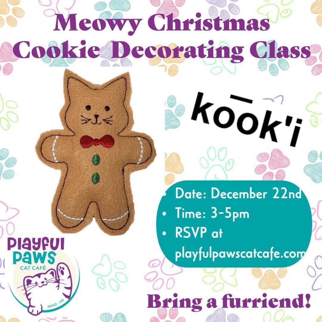 Meowy Christmas Decorating Class age 10+ 