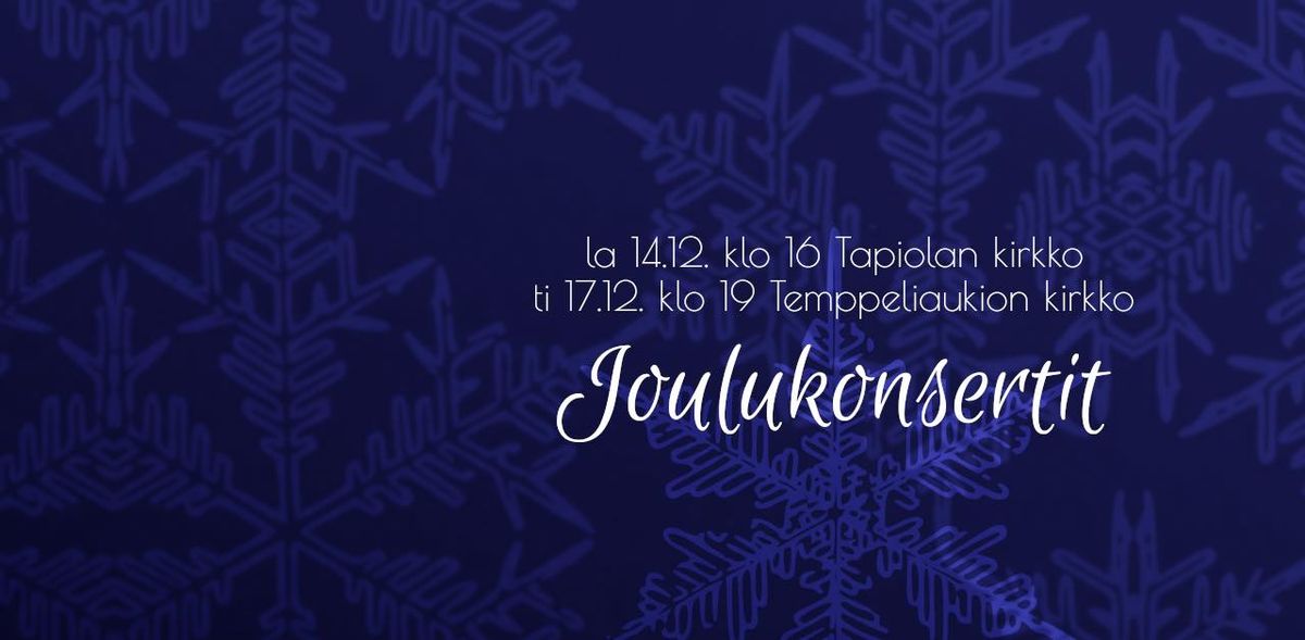 Kampin Laulun joulukonsertit