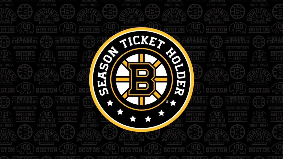 Boston Bruins Season Tickets (Includes Tickets To All Regular Season Home Games)