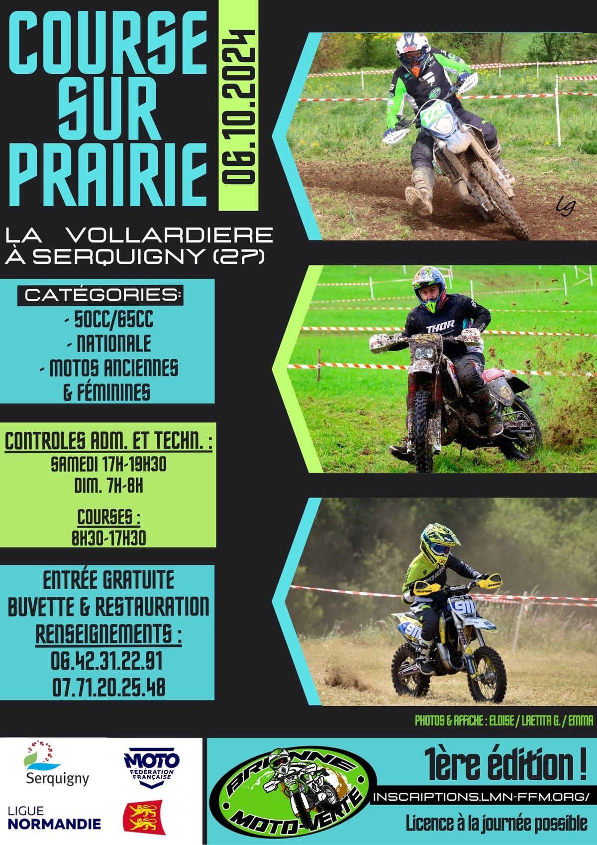 Course sur Prairie \/ Serquigny (27) \/ Brionne Moto Verte