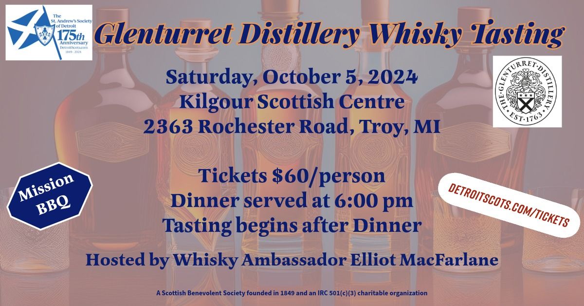 Glenturret Distillery Whisky Tasting