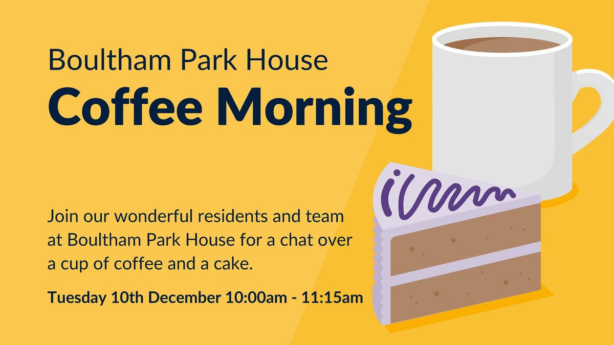 Boultham Park House Coffee Morning